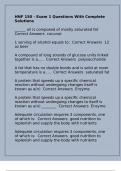 HNF 150 - Exam 1 Questions With Complete Solutions