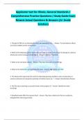 Applicator test for Illinois&comma; General Standards &sol; Comprehensive Practice Questions &sol; Study Guide Exam Newest Actual Questions & Answers &lpar;A&plus; Guide Solution&rpar;