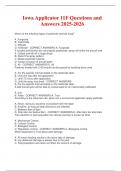 Iowa Applicator 11F Questions and Answers 2025-2026