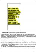    2025 CAIA L1 ETHICAL AND PROFESSIONAL STANDARDS&vert;&vert; 60 ACTUAL QUESTIONS & CORRECT DETAILED ANSWERS&vert;&vert; 100&percnt; CORRECT&period;