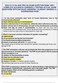 WGU D115 OA AND PRE-OA EXAM QUESTION BANK 2025 &vert;  COMPLETE ACCURATE CURRENTLY TESTING ACTUAL EXAM  QUESTIONS WITH DETAILED ANSWERS &vert; ALREADY GRADED A&plus; &vert;  GUARANTEED PASS
