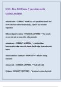 USC- Bisc 120 Exam 3 questions with correct answers
