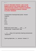 NC BLET FIREARMS VERSION 1 AND 2 EXAM  NEWEST 2025 ACTUAL EXAM COMPLETE 150  QUESTIONS AND CORRECT DETAILED ANSWERS  &lpar;VERIFIED ANSWERS&rpar; &vert;ALREADY GRADED  A&plus;&vert;LATEST VERSION&excl;&excl;