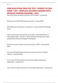 PGM QUALIFYING PRACTICE TEST &sol; NEWEST ACTUAL EXAM &sol; 100&plus; COMPLETE ACCURATE QUIZZES WITH DETAILED VERIFIED ANSWERS &sol; 2025&period;