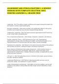 LEADERSHIP AND ETHICS-CHAPTERS 1-4 NEWEST VERSION WITH COMPLETE SOLUTION 
