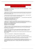 Landscaping Maintenance Test Review question with answers