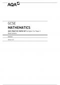 8300 gcse maths practice paper set 4 2h mark scheme&period;