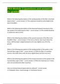 PES Module 3 &lpar;questions and answers&rpar; A&plus; graded 