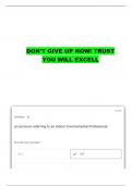 WATER RESTORATION TERMS QUESTIONS WITH COMPLETE ANSWERS