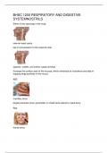 BHSC 1200 RESPIRATORY AND DIGESTIVE SYSTEMNOSTRILS