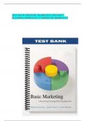 TEST BANK FOR BASIC MARKETING STRATEGY  PLANNING APPROACH 17th EDITION BY PERREAULT