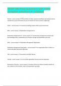 HOSP 180 Final questions with 100&percnt; complete solutions A&plus; updated