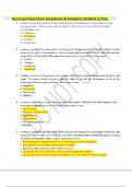 Nursing Test Bank for Final Exam Questions & Answers-Graded A Plus&period;
