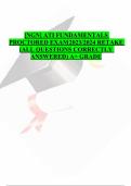 NGN ATI FUNDAMENTALS PROCTORED EXAM 2024 RETAKE QUESTIONS WITH VERIFIED DETAILED ANSWERS LATEST 2025 UPDATE  &lpar;100&percnt; CORRECT&rpar; RATED A&plus;