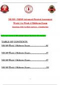 NR 509 &sol; NR509 Advanced Physical Assessment  Week 1 to Week 4 Midterm Exam &lpar;Latest 2025 &sol; 2026&rpar;&colon; Most Comprehensive Qs & Ans - to Pass the Exam With Confidence
