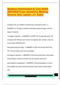 Newborn Assessment & Care Notes  2025&sol;2026 Exam Questions Marking  Scheme New Update &vert; A&plus; Rated