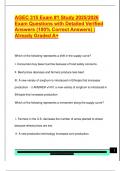 AGEC 315 Exam &num;1 Study 2025&sol;2026  Exam Questions with Detailed Verified  Answers &lpar;100&percnt; Correct Answers&rpar; &vert;  Already Graded A&plus; 