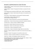 BIOS255 COMPREHENSIVE EXAM REVIEW