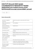 MGMT 271 &lpar;Doucet&rpar; 2025 Update COMPREHENSIVE FREQUENTLY TESTED QUESTIONS and verified answers WITH RATIONALES&vert; accurate answers&vert;100&percnt; solved&excl;&excl;