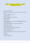 OBHR 317 EXAM 140 QUESTIONS & CORRECT  ANSWERS LATEST 2025