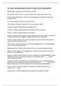 SC BAIL BONDSMAN QUESTIONS AND ANSWERS