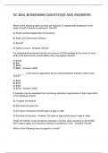 SC BAIL BONDSMAN QUESTIONS AND ANSWERS