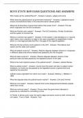 BOYS STATE BAR EXAM QUESTIONS AND ANSWERS