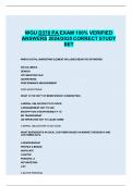 WGU D378 PA EXAM 100&percnt; VERIFIED  ANSWERS 2025&sol;2026 CORRECT STUDY  SET