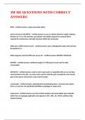 3M 302 QUESTIONS WITH CORRECT ANSWERS
