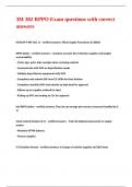 3M 302 RPPO EXAM QUESTIONS WITH CORRECT ANSWERS