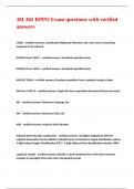 3M 302 RPPO Exam questions with verified answers