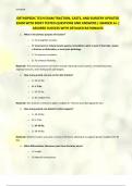 ORTHOPEDIC TECH EXAM TRACTION&comma; CASTS&comma; AND SURGERY UPDATED EXAM WITH MOST TESTED QUESTIONS AND ANSWERS &vert; GRADED A&plus; &vert; ASSURED SUCCESS WITH DETAILED RATIONALES