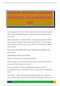 NURS 300 - MIDTERM 1 EXAM 2025 QUESTIONS AND ANSWERS 100&percnt; PASS