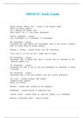 MPOETC Study Guide
