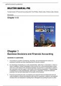 Solution Manual for Fundamentals of Financial Accounting 6th Edition by Fred Phillips&comma; Robert Libby & Patricia Libby &vert;ISBN&colon; 9781259864230&vert; Guide A&plus;