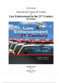 Law Enforcement in the 21st Century 4th Edition by Karen Terry TEST BANK &vert; Chapters 1-13 With Rationale