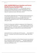 HVAC JOURNEYMAN Exam Questions and Correct Detailed Answers Top Rated 2025