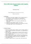 WGU C801 Task 3 &vert;Latest Update with Complete Solution