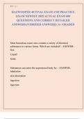 HAZWOOPER 40 FINAL EXAM AND PRACTICE  EXAM NEWEST 2025 ACTUAL EXAM 600  QUESTIONS AND CORRECT DETAILED  ANSWERS &lpar;VERIFIED ANSWERS&rpar; &vert;A&plus; GRADED 
