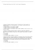 PTA Board Exam questions with 100- correct answers 2025&lpar;passed&rpar;&period;
