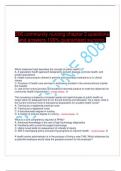   206 community nursing chapter 3 questions  and answers 100&percnt; guaranteed success&period; 