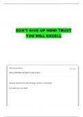 NUTRITION EXAM 1 REVIEW QUESTIONS WITH COMPLETE ANSWERS