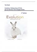 Test Bank for Evolution&comma; Making Sense Of Life&comma; 3rd  Revised Edition by Carl Zimmer&comma; Prof&period; Douglas Emlen &vert;&vert; Newest Edition