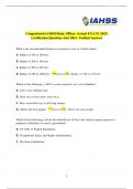 Comprehensive IAHSS Basic Officer &lpar;Actual E X A M 2025&rpar; Certification Questions And 100&percnt; Verified Answers