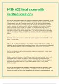 MSN 622 NEWEST EXAMS BUNDLE
