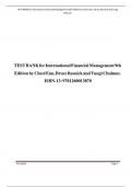 test bank for international  financial management 9th edition by cheol eun bruce resnick