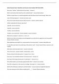 Spinal Anatomy Exam 3 Questions and Answers Latest Update 2025 Rated 100&percnt;