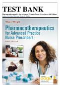 Test bank Pharmacotherapeutics for Advanced Practice Nurse Prescribers&comma; 6th Edition