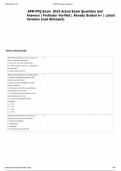 APM PFQ EXAM 2025 ACTUAL EXAM QUESTIONS AND ANSWERS &vert; PROFESSOR VERIFIED &vert; ALREADY GRADED A&plus; &vert; LATEST VERSIONS &lpar;JUST RELEASED&rpar;