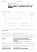 CCI ECHO REVIEW&vert; REAL EXAM QUESTIONS AND CORRECT ANSWERS &vert; GRADED A&plus; &vert; LATEST EDITION &lpar;2025&rpar; &vert; JUST RELEASED&excl;